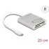 Delock Card Reader USB Type-C™ for Compact Flash, SD or Micro SD memory cards