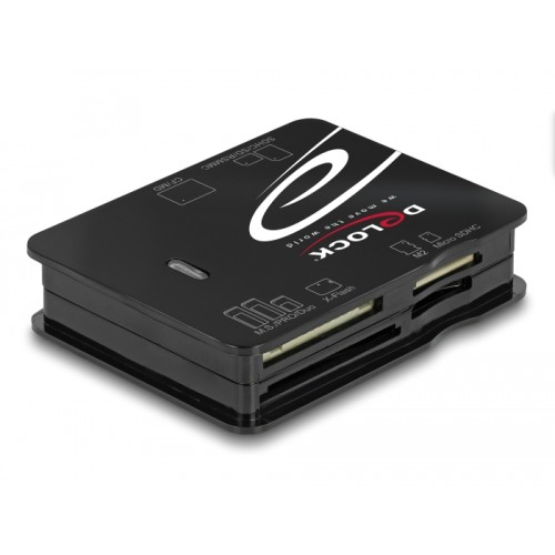 Delock USB 2.0 Card Reader for CF / SD / Micro SD / MS / xD / M2 memory cards
