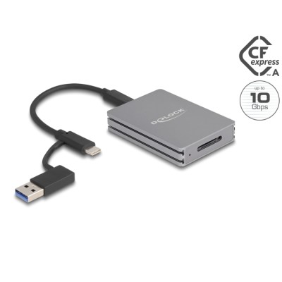 Delock USB Type-C™ Card Reader for CFexpress type A memory cards