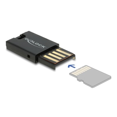 Delock USB 2.0 Card Reader for Micro SD memory cards