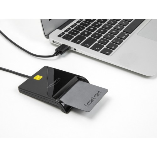 Delock USB 2.0 Smart Card Reader for Smart cards with Contact chip