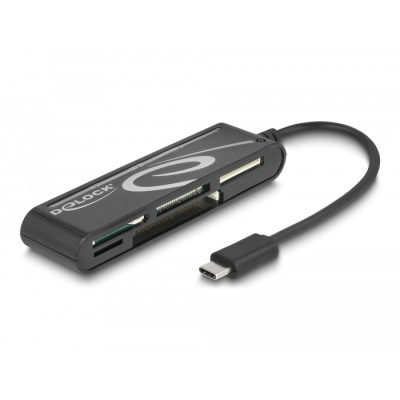 Delock USB 2.0 Card Reader USB Type-C™ male 5 Slots