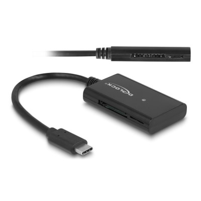 Delock USB 3.1 Gen 1 Card Reader USB Type-C™ male 4 Slots
