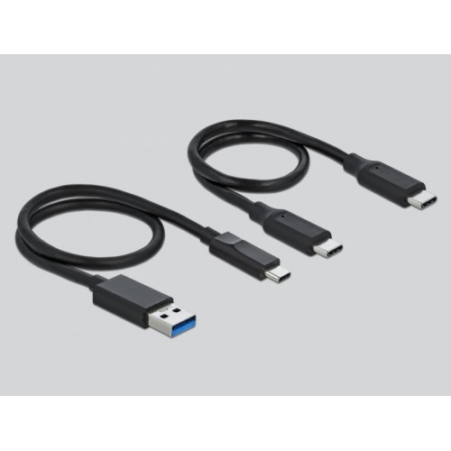 USB Type-C™ Card Reader for CFast and SD memory cards + USB Hub with Type-A and USB Type-C™ port