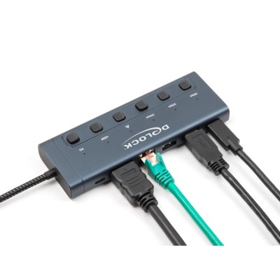 Delock USB Type-C™ Docking Station 4K - HDMI / USB / Gigabit LAN / PD 3.0 90 W with switches 2
