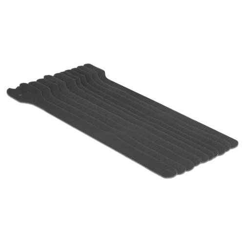 Delock Hook-and-loop fasteners L 240 mm B 13 mm 10 pieces black