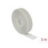 Delock Velcro tape on roll L 3 m x W 20 mm grey