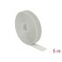 Delock Velcro tape on roll L 5 m x W 20 mm grey