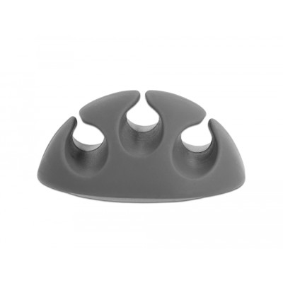 Delock Cable Holder with 3 feed-throughs Set 6 pieces 2
