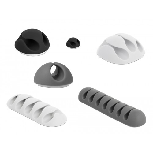 Delock Cable Holder Combo Set 6 pieces