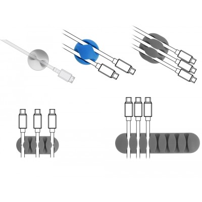 Delock Cable Holder Combo Set 6 pieces 2