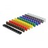 Delock Cable Marker Clips 0-9 assorted colours 100 pieces