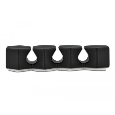 Delock Cable Holder with 3 feed-throughs honeycomb Set 6 pieces 2