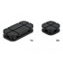 Delock Cable Holder Combo Set 3 pieces black