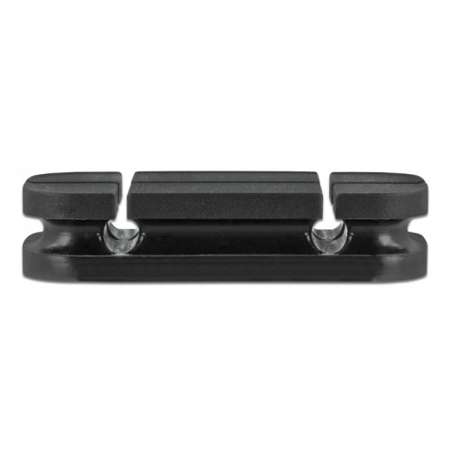 Delock Cable Holder Combo Set 3 pieces black