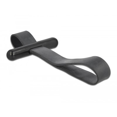 Delock Cable Tie with rubber loop black