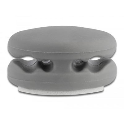 Cable Holder Mini self-adhesive with 4 feed-throughs Set 3 pieces 2