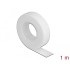 Delock Velcro tape on roll L 1 m x W 13 mm white