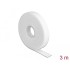 Delock Hook-and-loop tape on roll L 3 m x W 13 mm white