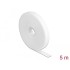 Delock Velcro tape on roll L 5 m x W 13 mm white