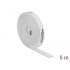 Delock Hook-and-loop tape on roll L 5 m x W 15 mm white