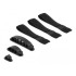 Delock Cable holder and hook-and-loop tape set 6 pieces