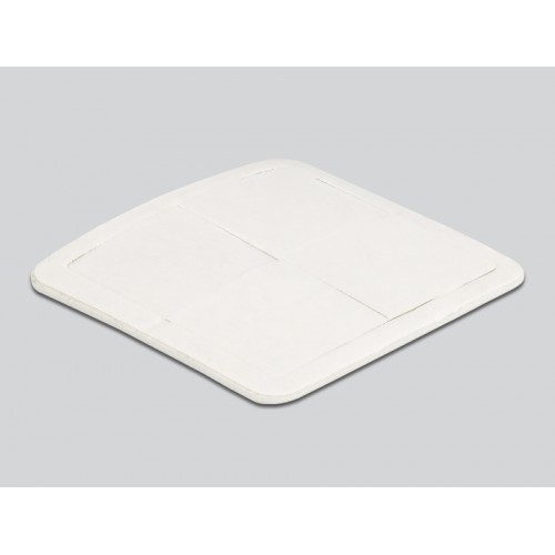 Delock Cable holder clip 2 pieces white