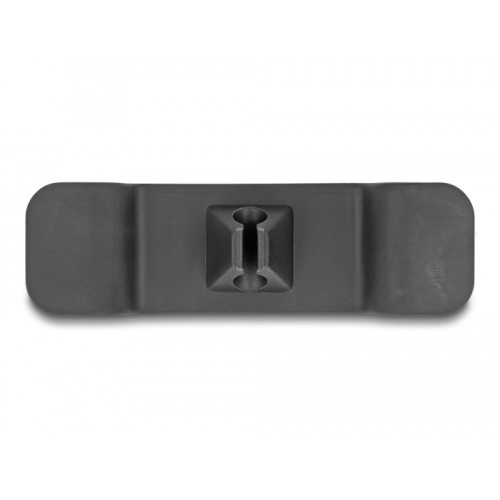 Delock Cable holder Clip self-adhesive set 3 pieces black