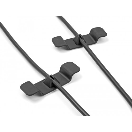 Delock Cable holder Clip self-adhesive set 3 pieces black