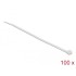 Delock Cable ties transparent L 200 x W 3.6 mm 100 pieces