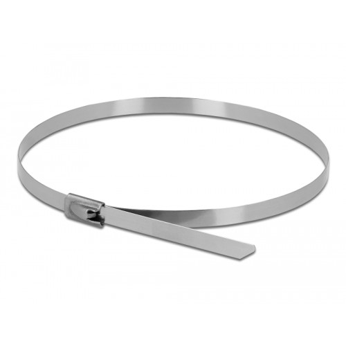 Delock Cable ties stainless steel L 150 x W 4.6 mm 20 pieces