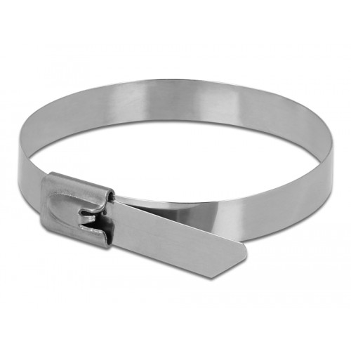 Delock Stainless Steel Cable Ties L 400 x W 7.9 mm 10 pieces