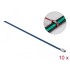 Delock Stainless Steel Cable Ties L 300 x W 4.6 mm blue 10 pieces