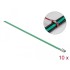Delock Stainless Steel Cable Ties L 500 x W 4.6 mm green 10 pieces