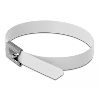 Delock Stainless Steel Cable Ties L 500 x W 7.9 mm white 10 pieces 2