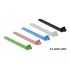 Delock Silicone Cable Ties reusable 10 pieces assorted colors