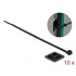 Delock Cable Tie Mount 25 x 25 mm with Cable Tie L 300 x W 4.8 mm black