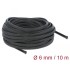 Delock Braided Sleeve stretchable 10 m x 6 mm black