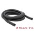 Delock Braided Sleeve self-closing 2 m x 16 mm black