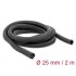 Delock Braided Sleeve self-closing 2 m x 25 mm black