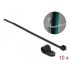 Delock Mounting Clamp 9.5 mm with Cable Tie L 200 x W 4.8 mm black