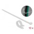 Delock Mounting Clamp 25.4 mm with Cable Tie L 300 x W 7,2 mm white