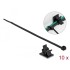 Delock Cable Clamp 25 x 18 mm with Cable Tie L 200 x W 3.6 mm black