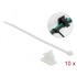 Delock Cable Clamp 37 x 18 mm with Cable Tie L 300 x W 4.8 mm white