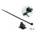 Delock Cable Clamp 37 x 18 mm with Cable Tie L 300 x W 4.8 mm black