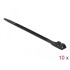 Delock Cable Tie with Double Locking L 1000 x W 9 mm black 10 pieces
