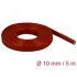 Delock Fire-Proof Sleeving Silicone-Coated 5 m x 10 mm red