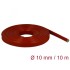 Delock Fire-Proof Sleeving Silicone-Coated 10 m x 10 mm red