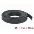 Delock Braided Sleeving stretchable 10 m x 19 mm black