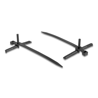 Delock Cable tie with dowel L 150 x W 7.0 mm black 100 pieces 2